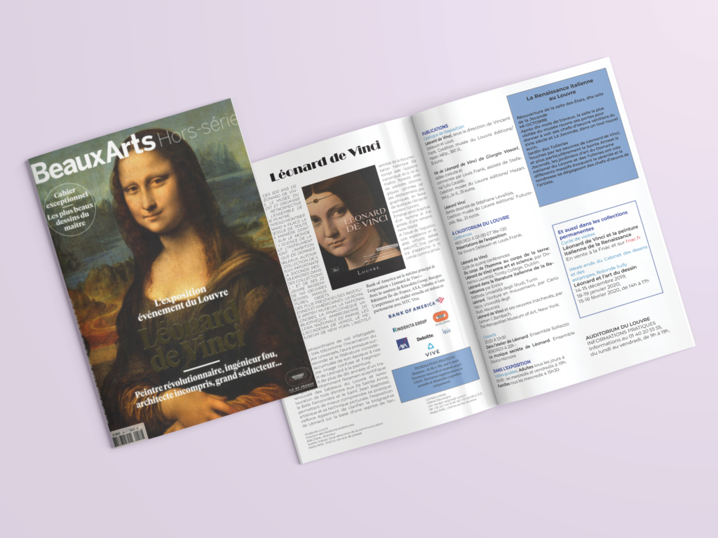 mockup leonard de vinci