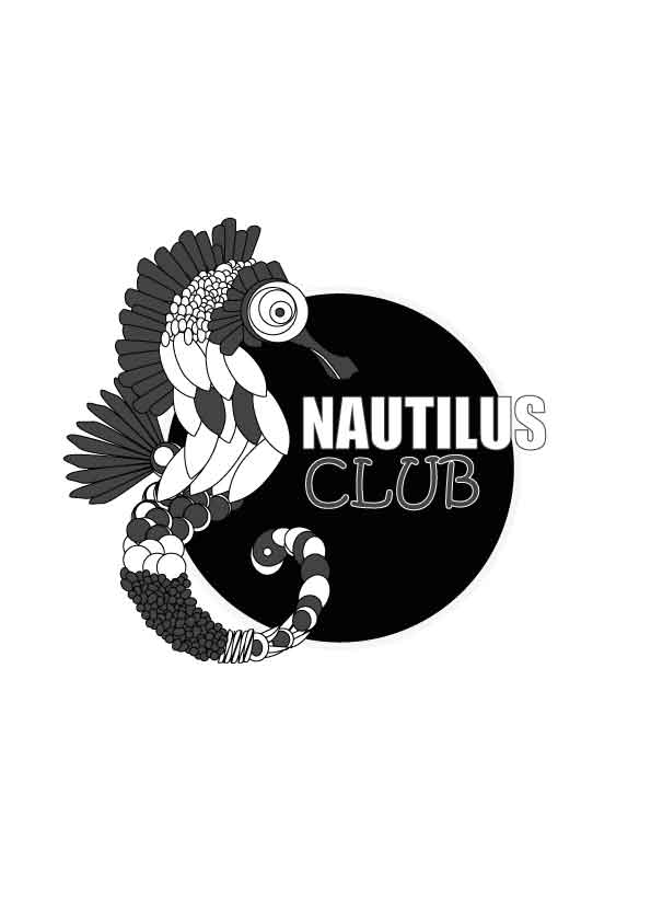 logo noir et blanc nautilus club